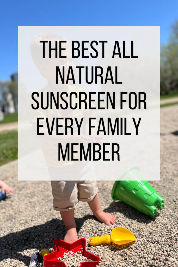 Picutre of graphic showcasing best non-toxic sunscreen